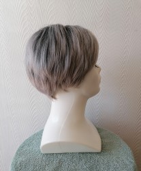 парик №335 (седые волосы, короткая стрижка)